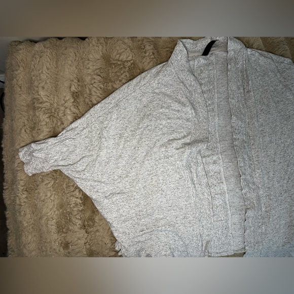 Women’s 90 Degree By Reflex 3/4 Sleeve Gray Cardigan Sweater Business Casual Sm - Picture 4 of 4